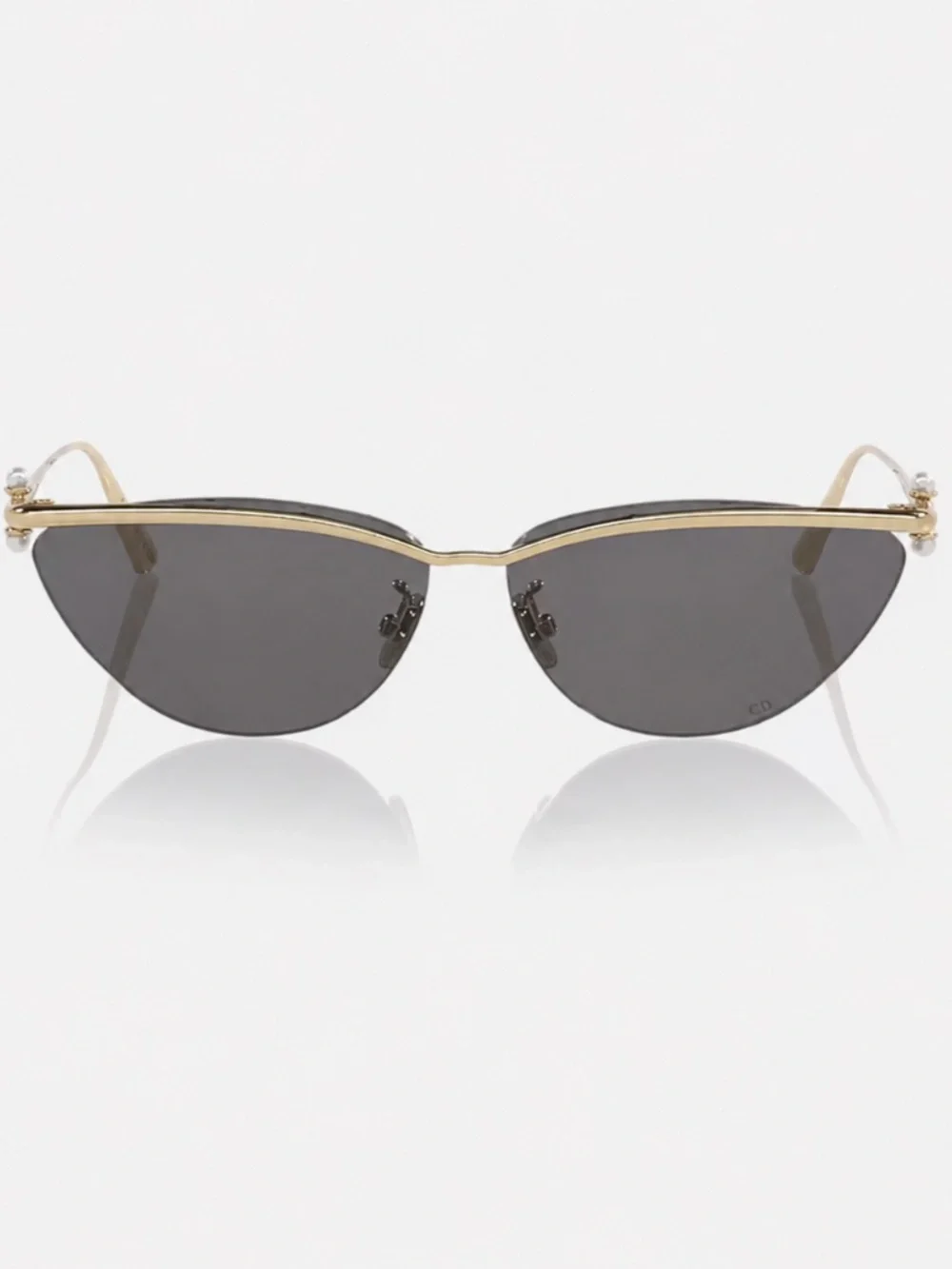 Christian Dior Triables B2U B0A0 61 Gold Grey Sunglasses